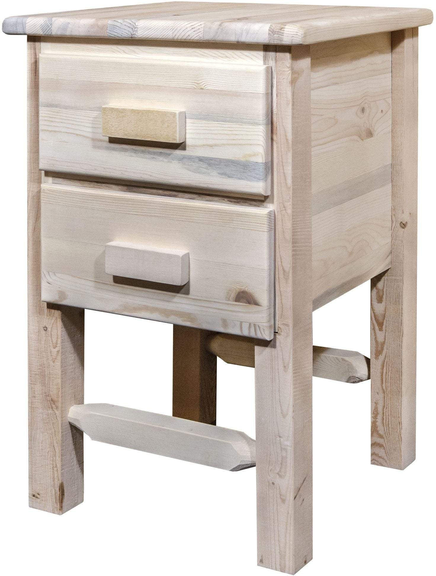 Montana Woodworks Homestead Collection Nightstand with 2 Drawers-Rustic Furniture Marketplace