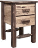 Montana Woodworks Homestead Collection Nightstand with 2 Drawers-Rustic Furniture Marketplace