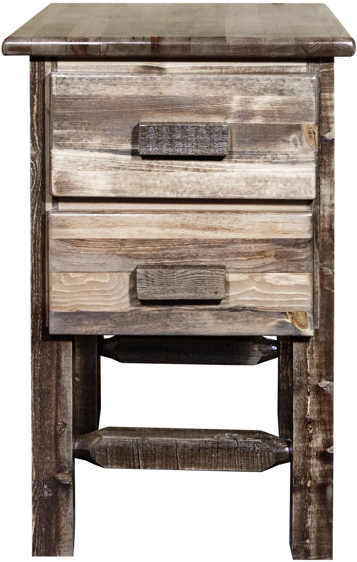 Montana Woodworks Homestead Collection Nightstand with 2 Drawers-Rustic Furniture Marketplace
