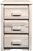 Montana Woodworks Homestead Collection Nightstand with 3 Drawers-Rustic Furniture Marketplace