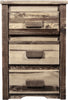 Montana Woodworks Homestead Collection Nightstand with 3 Drawers-Rustic Furniture Marketplace