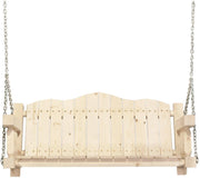 Montana Woodworks Homestead Collection Porch Swing-Rustic Furniture Marketplace