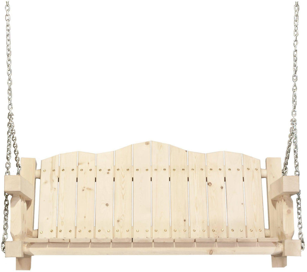 Montana Woodworks Homestead Collection Porch Swing-Rustic Furniture Marketplace