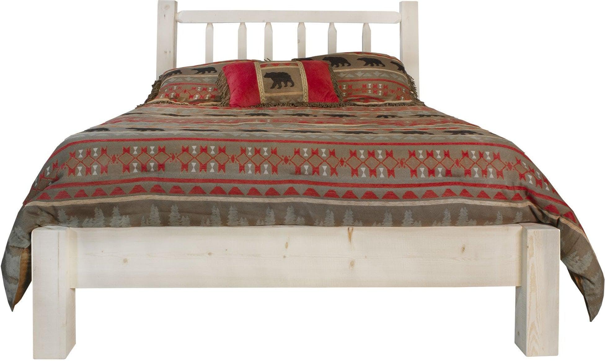 Montana Woodworks Homestead Collection Queen Platform Bed-Rustic Furniture Marketplace