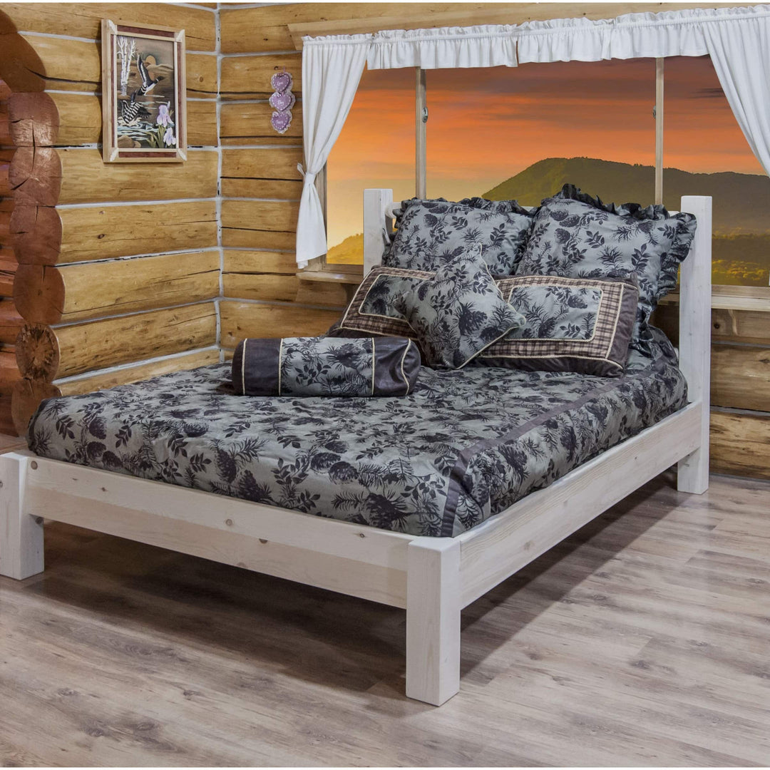 Montana Woodworks Homestead Collection Queen Platform Bed-Rustic Furniture Marketplace