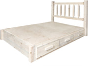 Montana Woodworks Homestead Collection Queen Platform Bed with Storage-Rustic Furniture Marketplace