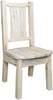 Montana Woodworks Homestead Collection Side Chair with Ergonomic Wooden Seat-Rustic Furniture Marketplace