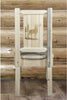 Montana Woodworks Homestead Collection Side Chair with Laser Engraved Design - Ready to Finish-Rustic Furniture Marketplace