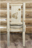 Montana Woodworks Homestead Collection Side Chair with Laser Engraved Design - Ready to Finish-Rustic Furniture Marketplace