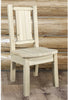 Montana Woodworks Homestead Collection Side Chair with Laser Engraved Design - Ready to Finish-Rustic Furniture Marketplace