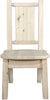 Montana Woodworks Homestead Collection Side Chair with Laser Engraved Design - Ready to Finish-Rustic Furniture Marketplace