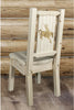 Montana Woodworks Homestead Collection Side Chair with Laser Engraved Design - Ready to Finish-Rustic Furniture Marketplace