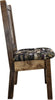 Montana Woodworks Homestead Collection Side Chair with Upholstered Seat-Rustic Furniture Marketplace