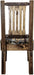 Montana Woodworks Homestead Collection Side Chair with Upholstered Seat-Rustic Furniture Marketplace