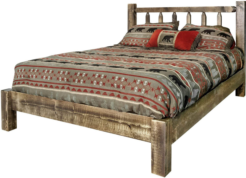 Montana Woodworks Homestead Collection Twin Platform Bed-Rustic Furniture Marketplace