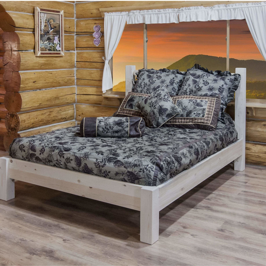 Montana Woodworks Homestead Collection Twin Platform Bed-Rustic Furniture Marketplace