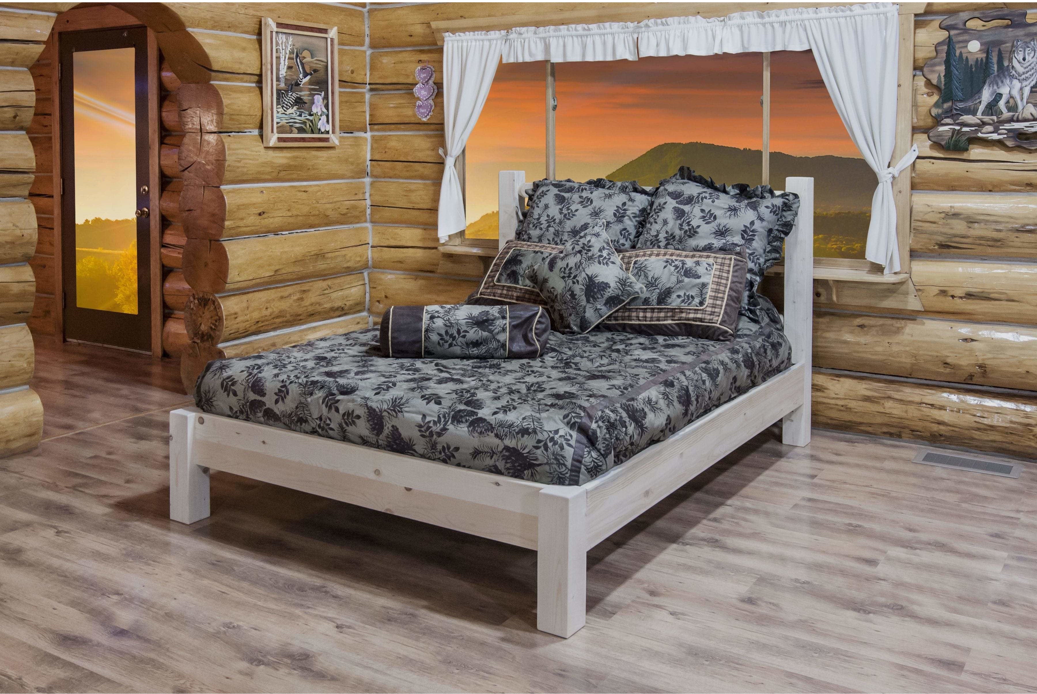 Montana Woodworks Homestead Collection Twin Platform Bed-Rustic Furniture Marketplace