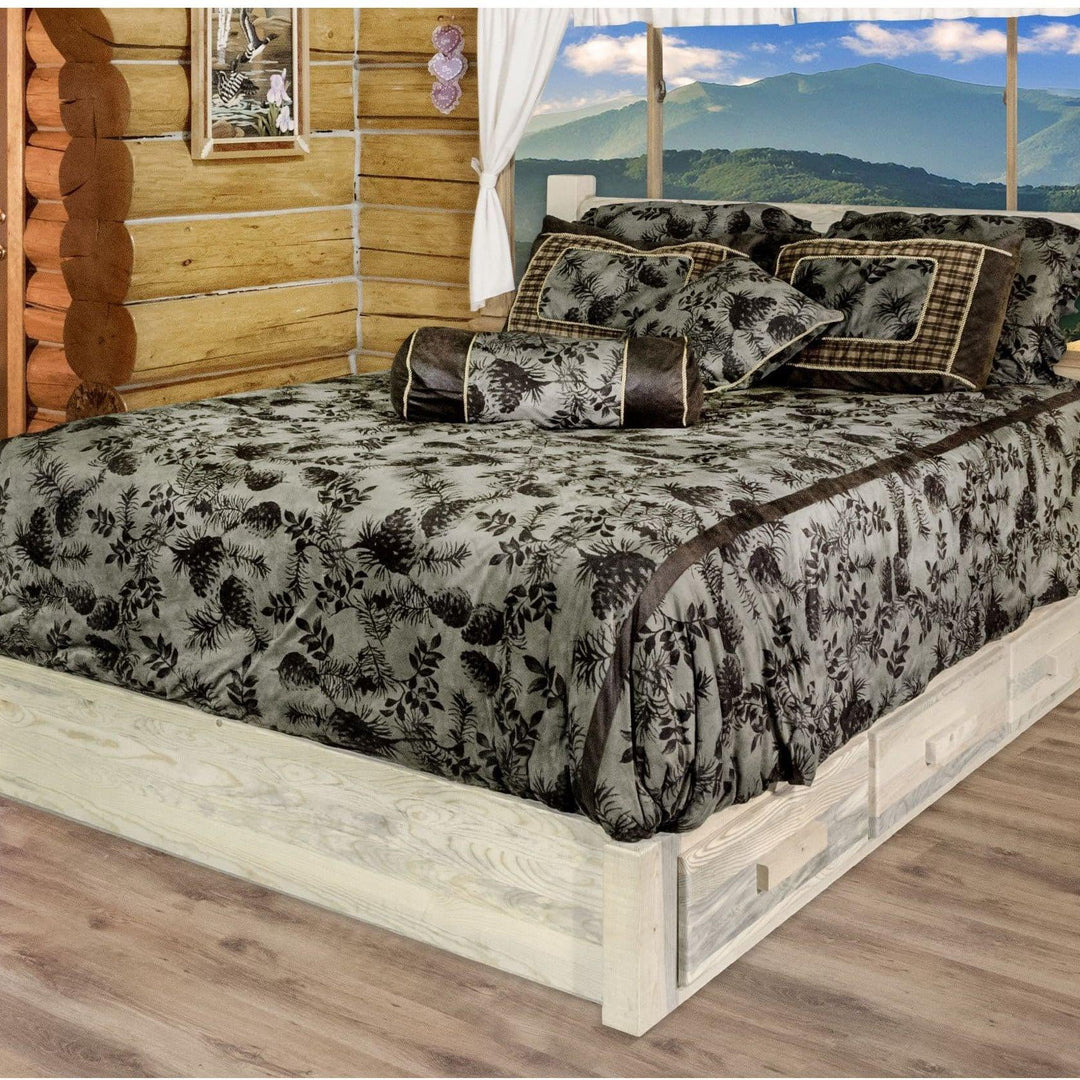 Montana Woodworks Homestead Collection Twin Storage Platform Bed-Rustic Furniture Marketplace