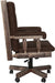 Montana Woodworks Homestead Collection Upholstered Office Chair-Rustic Furniture Marketplace