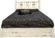 Montana Woodworks Homestead King Storage Platform Bed, Unfinished-Rustic Furniture Marketplace