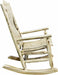 Montana Woodworks Montana Collection Adult Log Rocker (Clear Lacquer Finish)-Rustic Furniture Marketplace