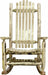 Montana Woodworks Montana Collection Adult Log Rocker (Clear Lacquer Finish)-Rustic Furniture Marketplace
