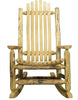 Montana Woodworks Montana Collection Adult Log Rocker - Exterior Finish-Rustic Furniture Marketplace