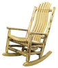 Montana Woodworks Montana Collection Adult Log Rocker - Exterior Finish-Rustic Furniture Marketplace
