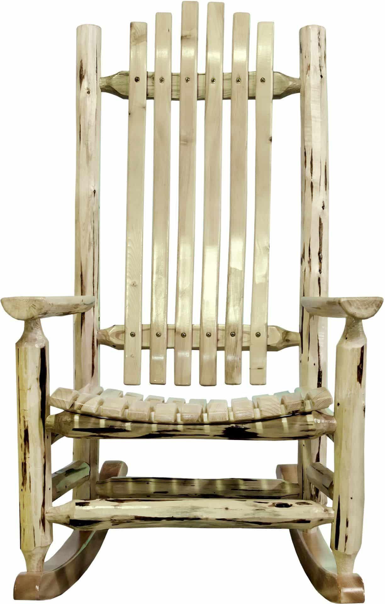 Montana Woodworks Montana Collection Adult Log Rocker - Ready to Finish-Rustic Furniture Marketplace