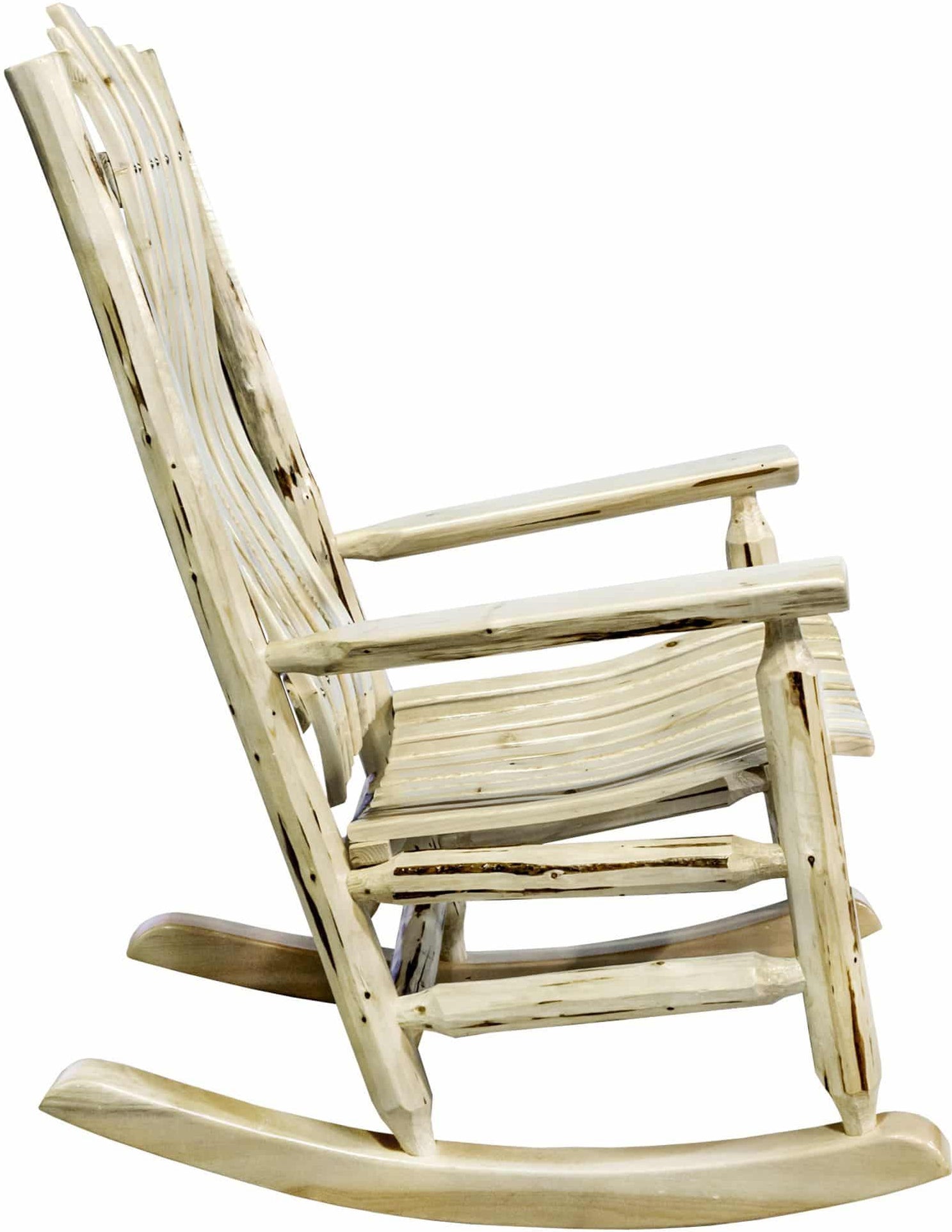 Montana Woodworks Montana Collection Adult Log Rocker - Ready to Finish-Rustic Furniture Marketplace