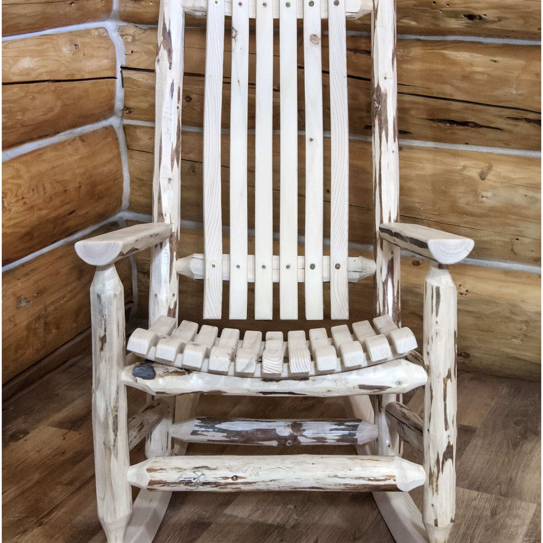 Montana Woodworks Montana Collection Adult Log Rocker - Ready to Finish-Rustic Furniture Marketplace