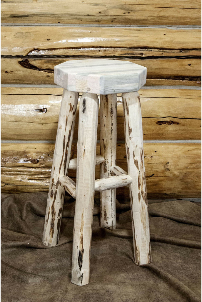 Montana Woodworks Montana Collection Backless Barstool-Rustic Furniture Marketplace