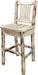 Montana Woodworks Montana Collection Barstool with Back and Ergonomic Wooden Seat-Rustic Furniture Marketplace