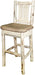 Montana Woodworks Montana Collection Barstool with Back and Upholstered Seat-Rustic Furniture Marketplace