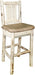 Montana Woodworks Montana Collection Barstool with Back and Upholstered Seat-Rustic Furniture Marketplace