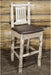 Montana Woodworks Montana Collection Barstool with Back and Upholstered Seat-Rustic Furniture Marketplace