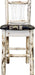 Montana Woodworks Montana Collection Barstool with Back and Upholstered Seat-Rustic Furniture Marketplace