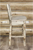 Montana Woodworks Montana Collection Barstool with Laser Engraved Moose Design - Ready to Finish-Rustic Furniture Marketplace