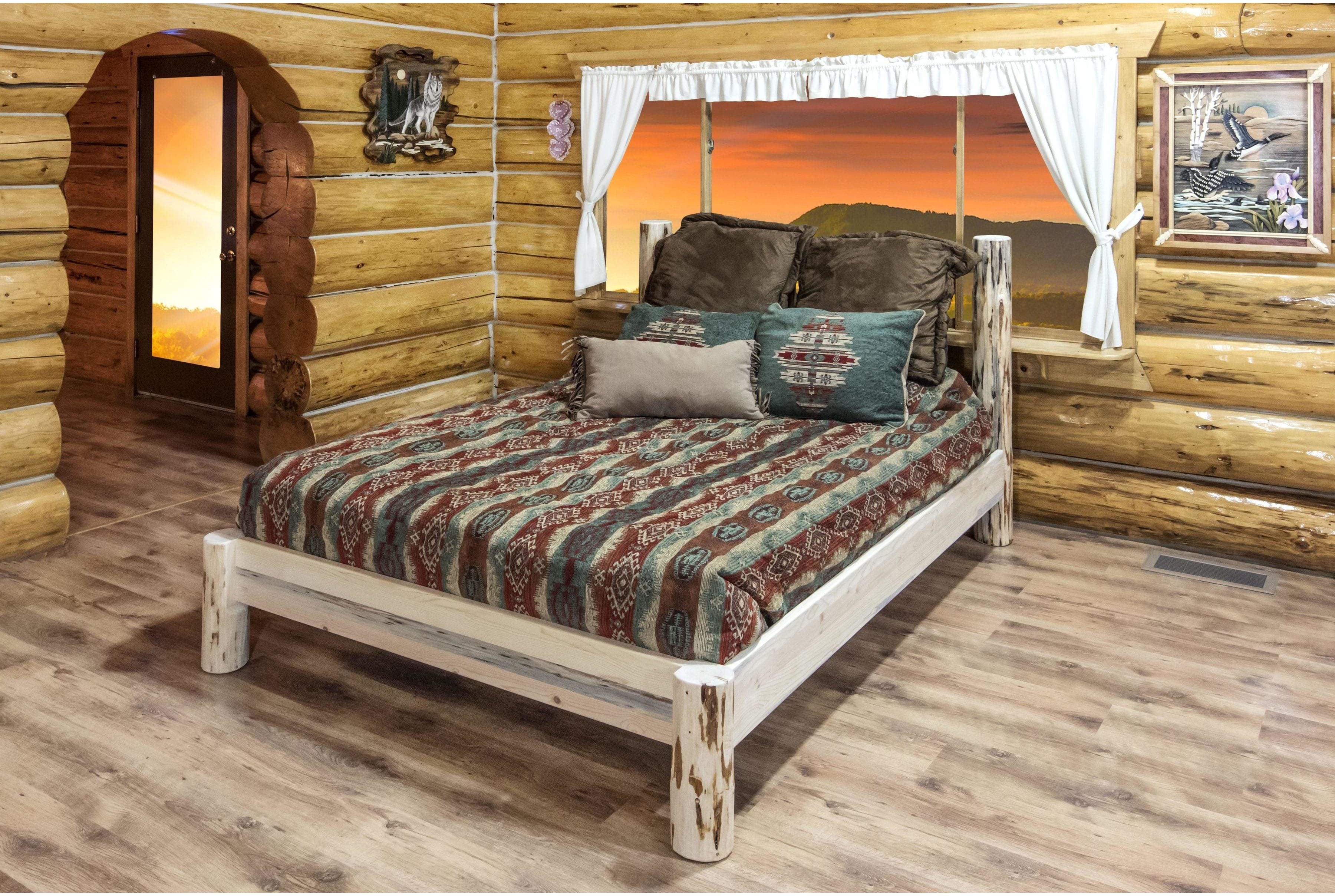 Montana Woodworks Montana Collection California King Platform Bed-Rustic Furniture Marketplace