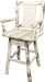Montana Woodworks Montana Collection Captain's Barstool with Back & Swivel-Rustic Furniture Marketplace
