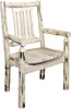 Montana Woodworks Montana Collection Captain's Chair with Ergonomic Wooden Seat-Rustic Furniture Marketplace