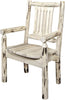 Montana Woodworks Montana Collection Captain's Chair with Ergonomic Wooden Seat-Rustic Furniture Marketplace