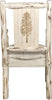 Montana Woodworks Montana Collection Captain's Chair with Laser Engraved Design - Clear Lacquer Finish-Rustic Furniture Marketplace