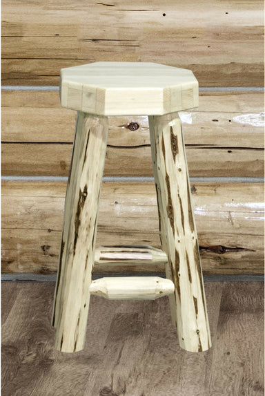 Montana Woodworks Montana Collection Counter Height Backless Barstool-Rustic Furniture Marketplace