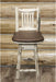 Montana Woodworks Montana Collection Counter Height Barstool with Back & Swivel-Rustic Furniture Marketplace