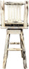 Montana Woodworks Montana Collection Counter Height Barstool with Back & Swivel-Rustic Furniture Marketplace