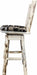 Montana Woodworks Montana Collection Counter Height Barstool with Back & Swivel-Rustic Furniture Marketplace