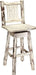 Montana Woodworks Montana Collection Counter Height Barstool with Back & Swivel-Rustic Furniture Marketplace