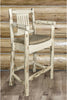 Montana Woodworks Montana Collection Counter Height Captain's Barstool-Rustic Furniture Marketplace