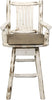 Montana Woodworks Montana Collection Counter Height Swivel Captain's Barstool-Rustic Furniture Marketplace